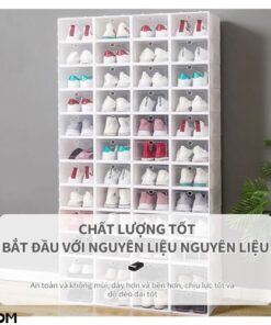 Kệ Để Giày Trong Suốt Chống Bụi