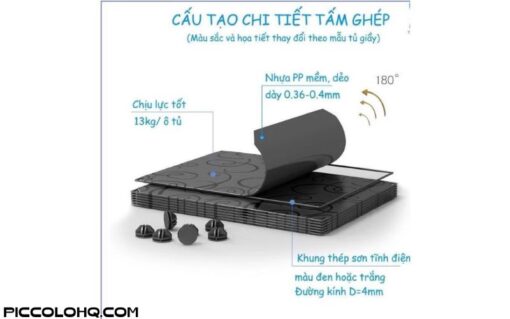 Kệ giày bằng nhựa lắp ghép 6 ngăn